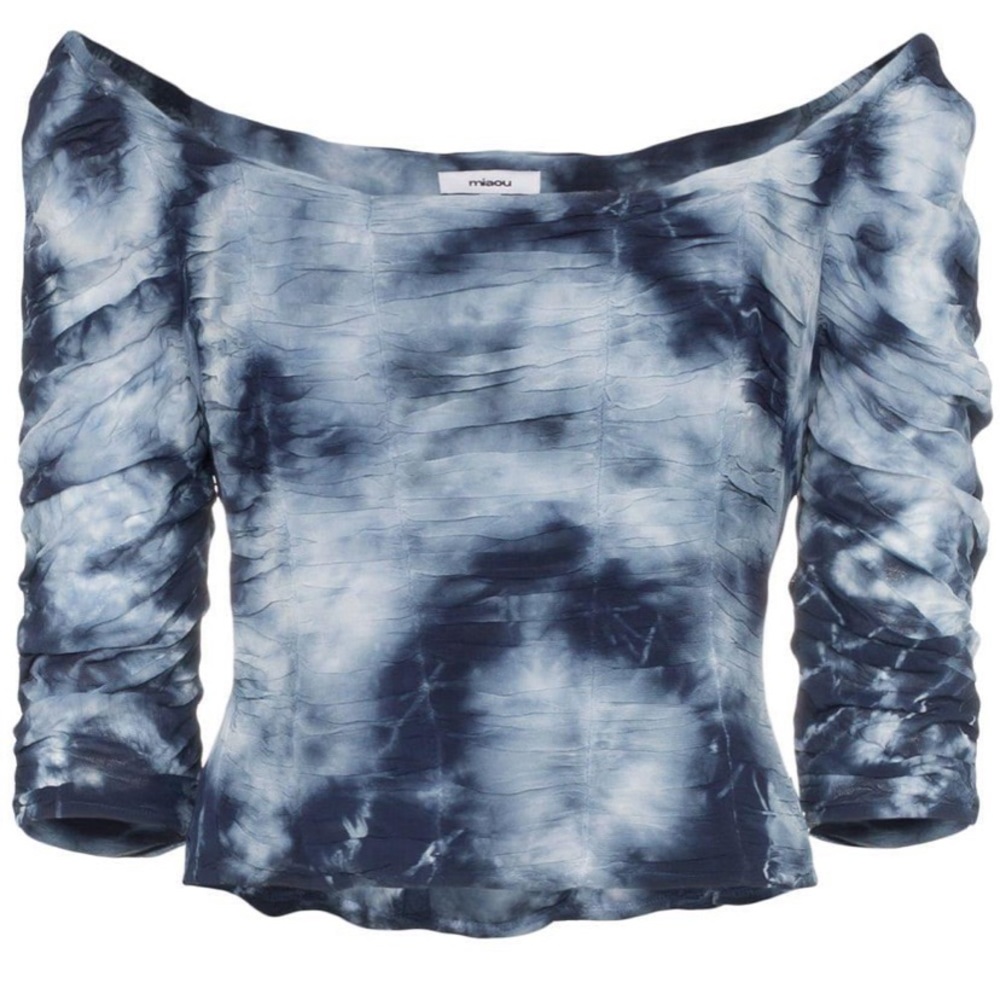Miaou Madeline tie dye crop top in size small